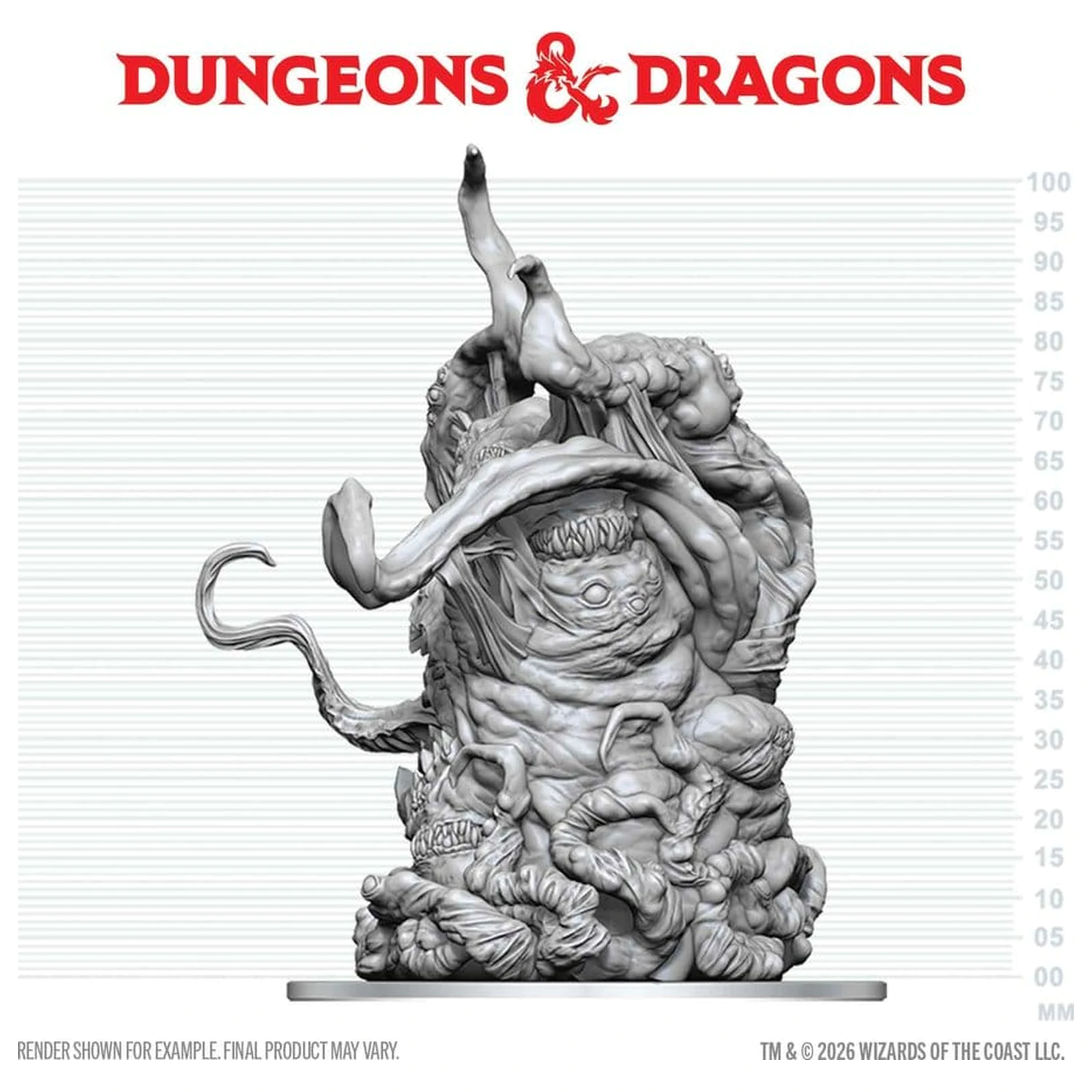 Dungeons & Dragons Nolzur's Marvelous Miniatures Niepomalowana Miniatura Shoggoth 20 cm zdjęcie produktu