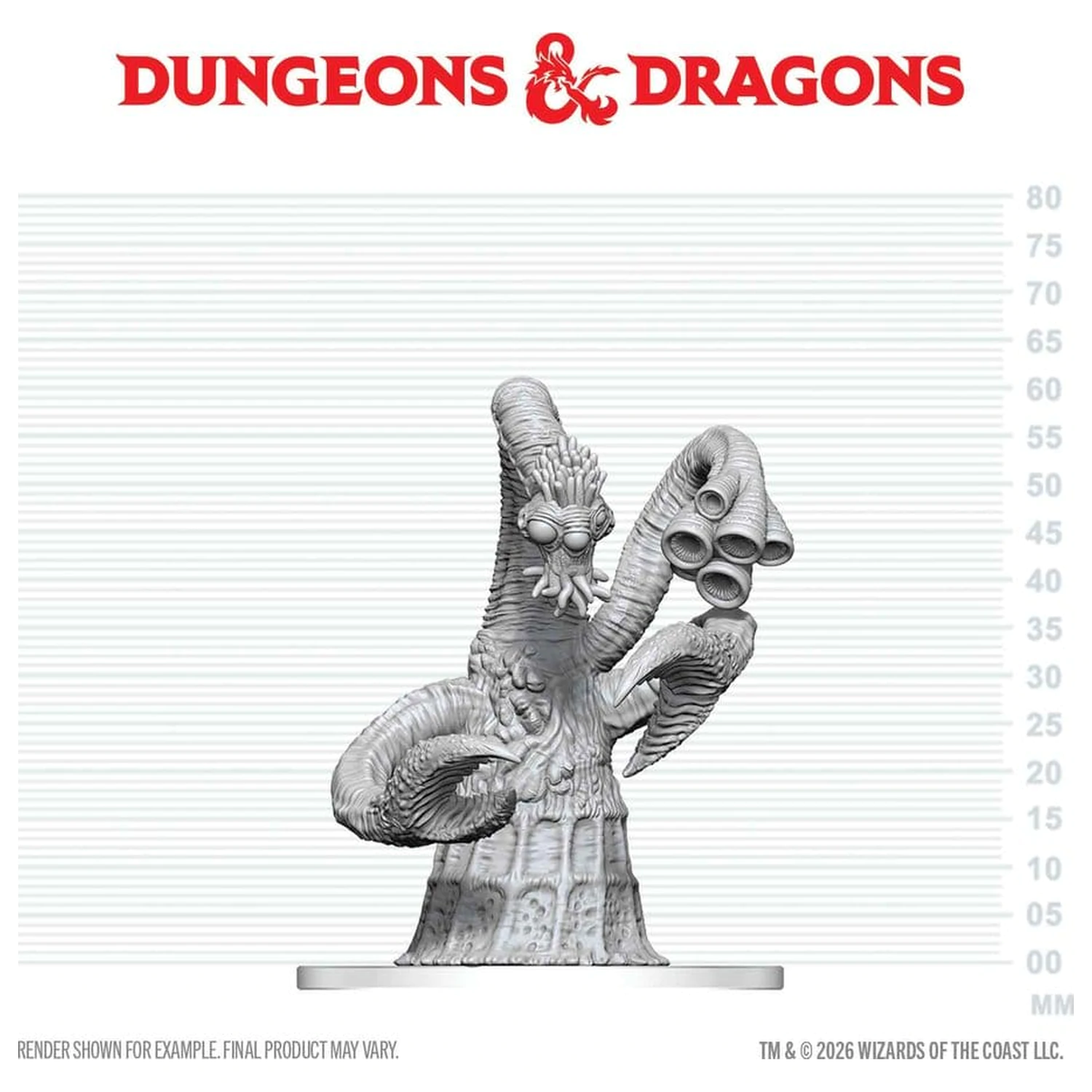 Dungeons & Dragons Nolzur's Marvelous Miniatures Niepomalowana Miniatura Yithian 14 cm zdjęcie produktu