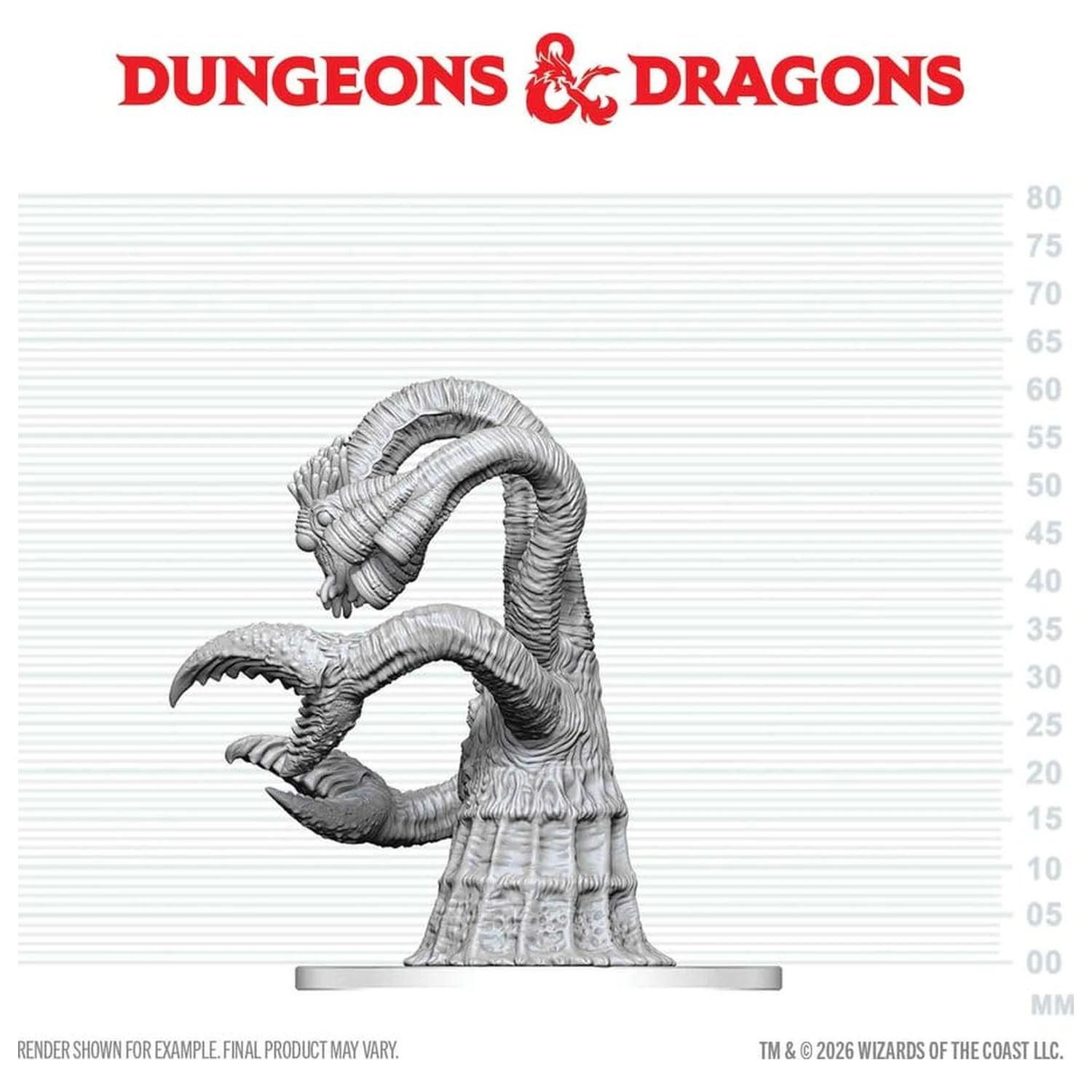 Dungeons & Dragons Nolzur's Marvelous Miniatures Niepomalowana Miniatura Yithian 14 cm zdjęcie produktu