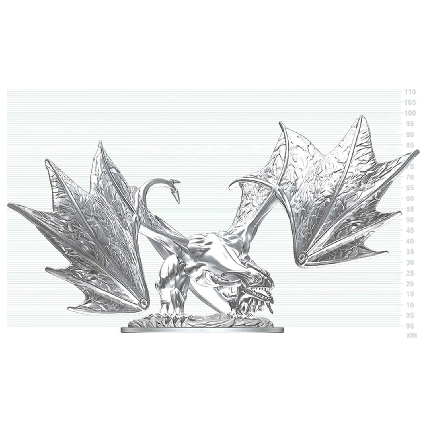 Dungeons & Dragons Nolzur's Marvelous Miniatures Niepomalowana Miniatura Młodego Szafirowego Smoka 20 cm zdjęcie produktu