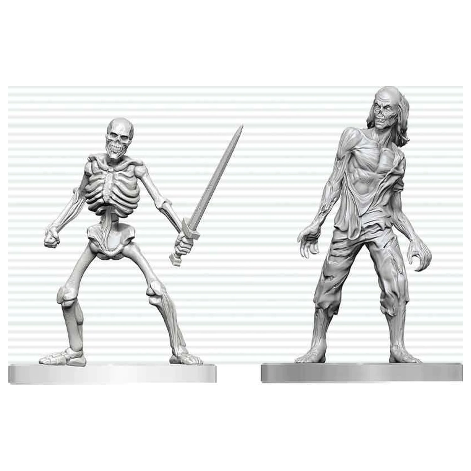 Dungeons & Dragons Nolzur's Marvelous Miniatures Niepomalowana Miniatura Zombie i Szkielet 14 cm zdjęcie produktu