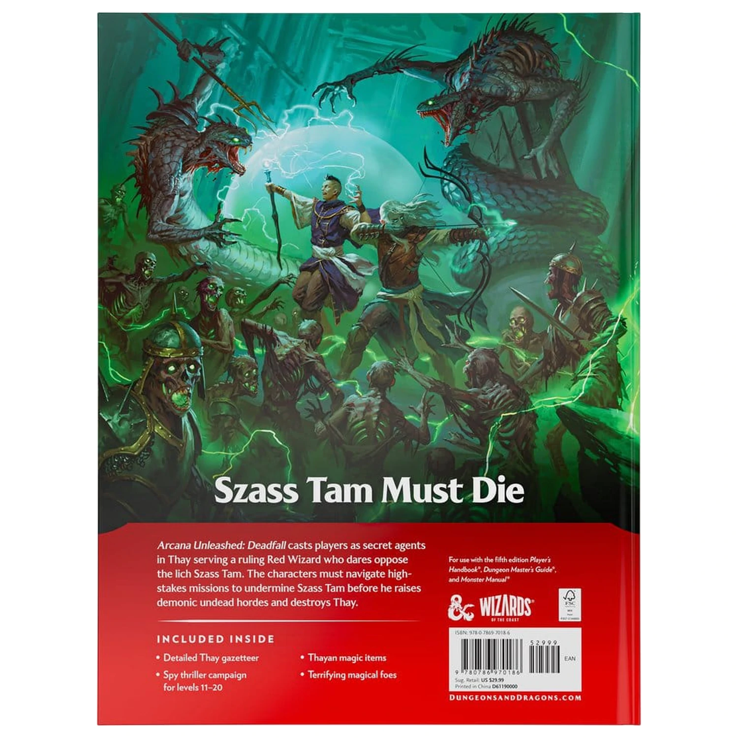 Dungeons & Dragons RPG Arcana Unleashed: Deadfall Księga *Angielska Wersja* zdjęcie produktu
