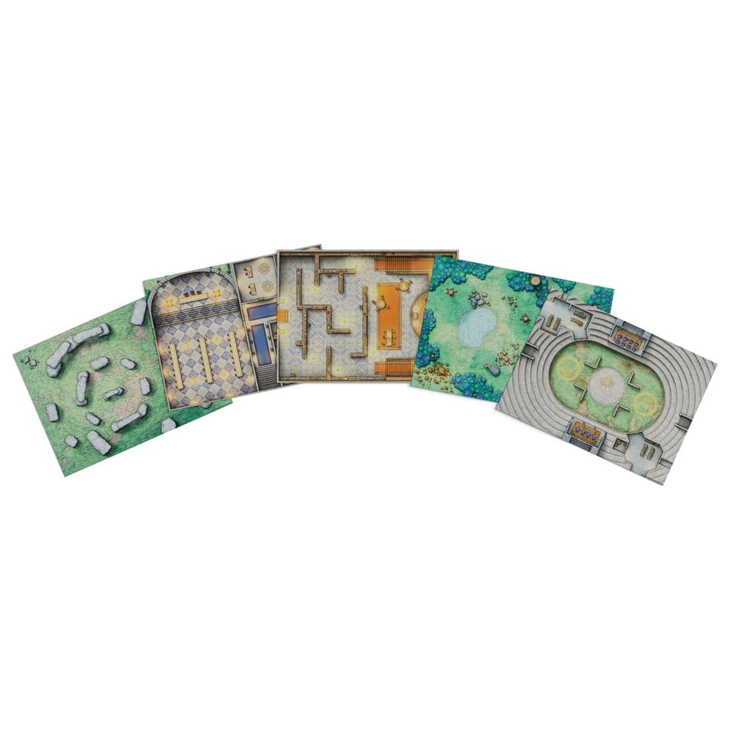 Dungeons & Dragons RPG Arcana Unleashed: Zestaw Map *wersja angielska* zdjęcie produktu