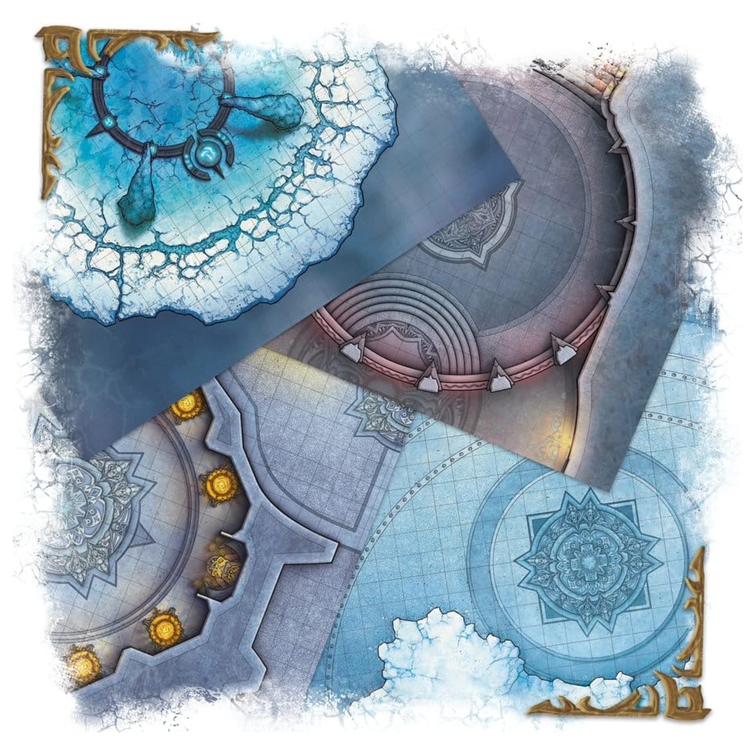 Dungeons & Dragons RPG World of Warcraft: Icecrown Citadel Adventure Zestaw Map Przygodowych *Wersja Angielska* zdjęcie produktu