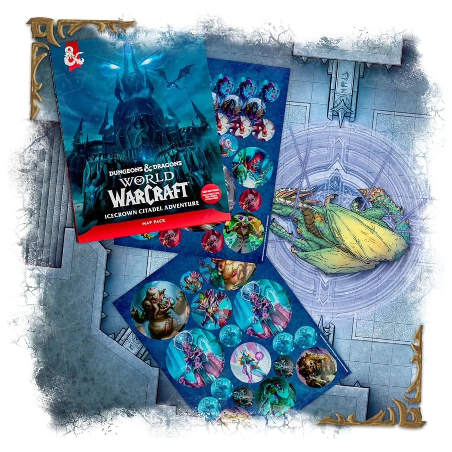 Dungeons & Dragons RPG World of Warcraft: Icecrown Citadel Adventure Zestaw Map Przygodowych *Wersja Angielska* zdjęcie produktu