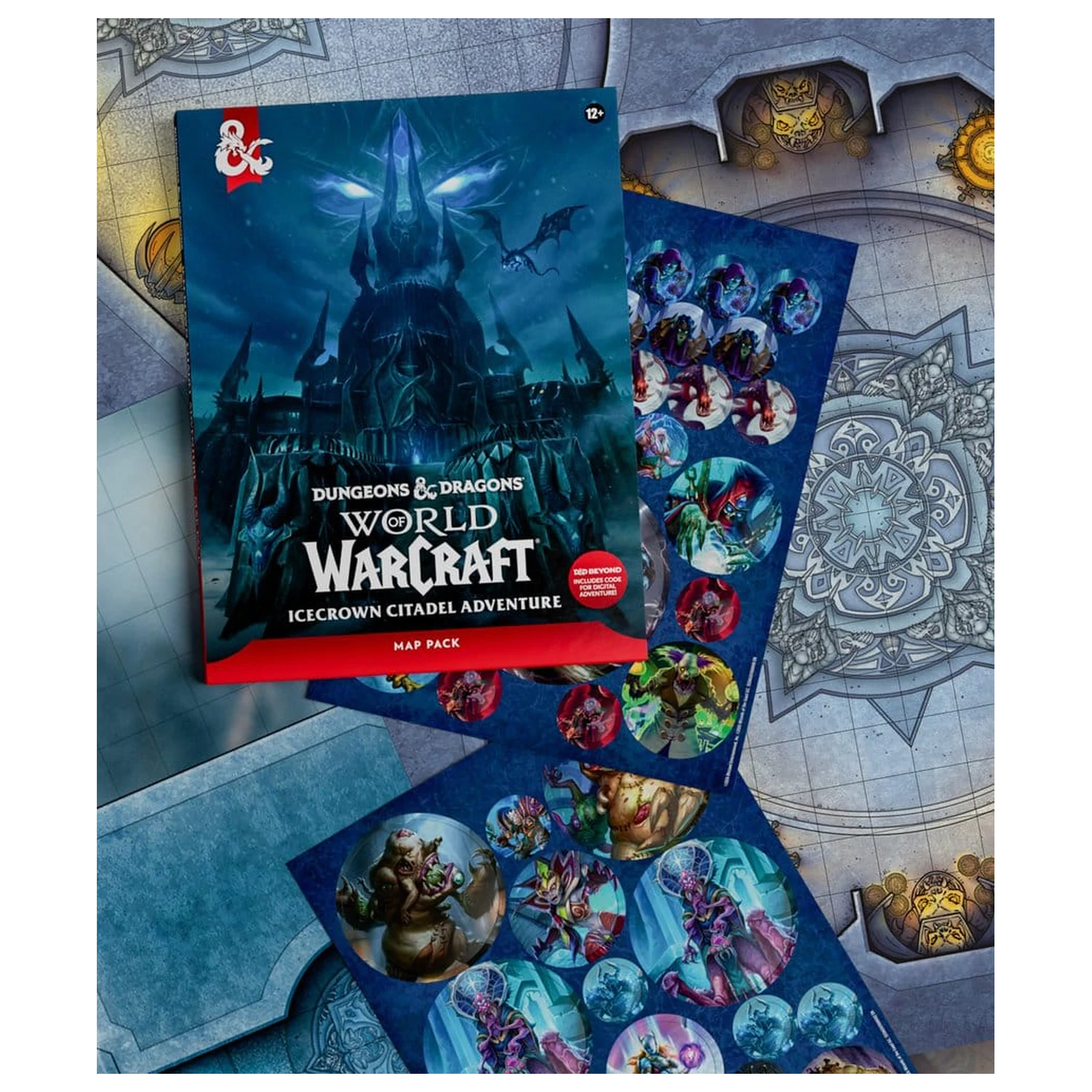 Dungeons & Dragons RPG World of Warcraft: Icecrown Citadel Adventure Zestaw Map Przygodowych *Wersja Angielska* zdjęcie produktu