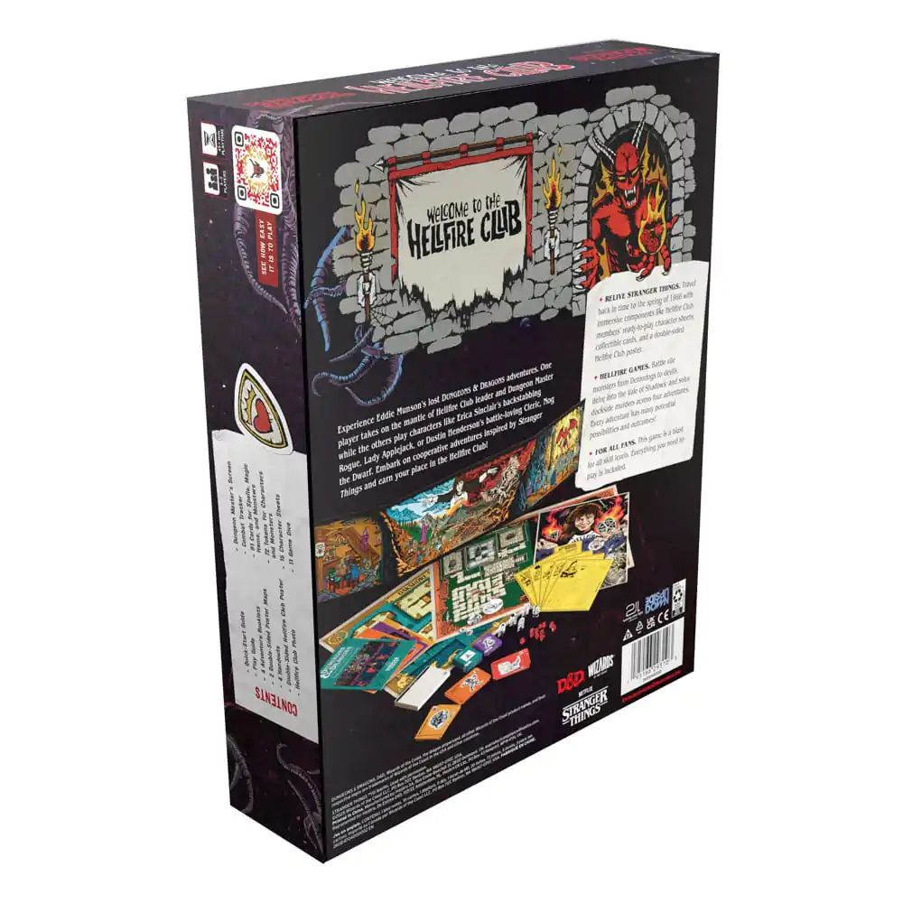 Gra planszowa Dungeons & Dragons Stranger Things: Witamy w Klubie Ognia Piekielnego angielski zdjęcie produktu