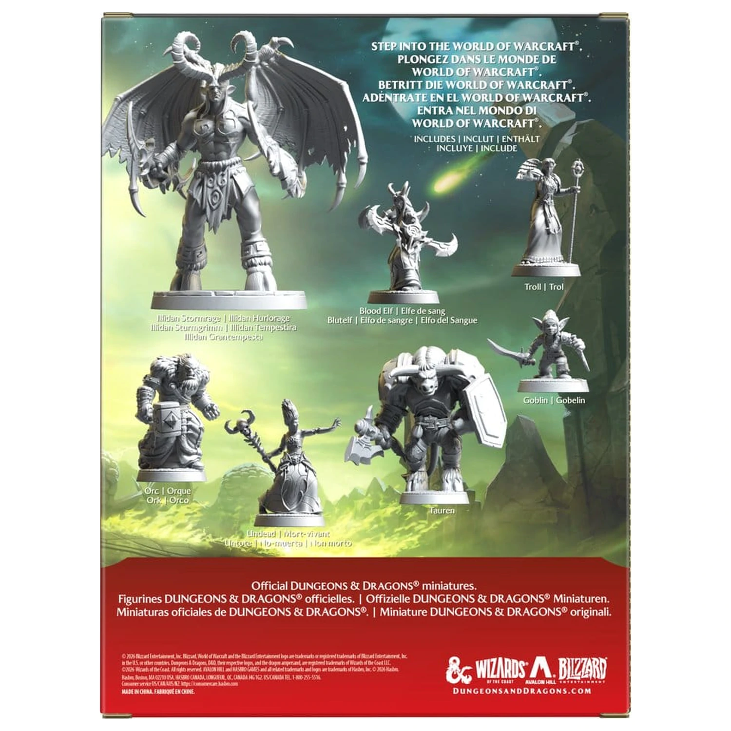 Dungeons & Dragons x World of Warcraft Zestaw Miniatur 1 zdjęcie produktu
