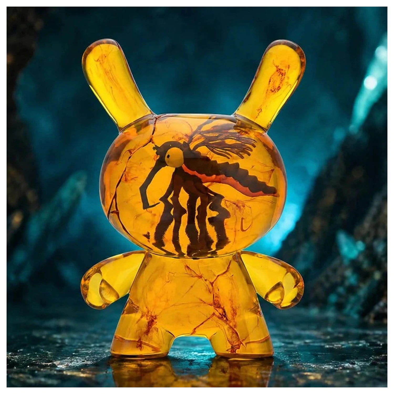 Dunny Art Toy Żywiczna Figurka Bursztynowa 20 cm zdjęcie produktu