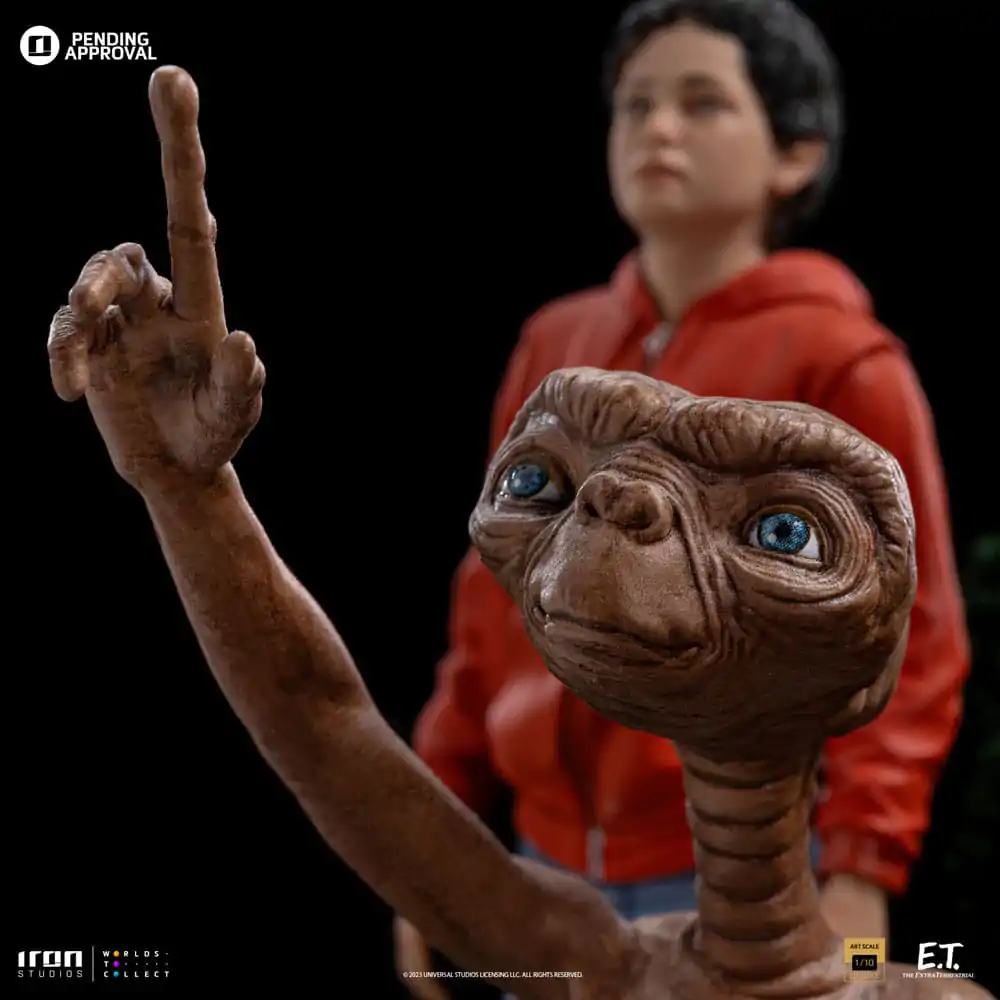 E.T. The Extra-Terrestrial Deluxe Art Scale Statue 1/10 E.T., Elliot i Gertie 19 cm Statua zdjęcie produktu