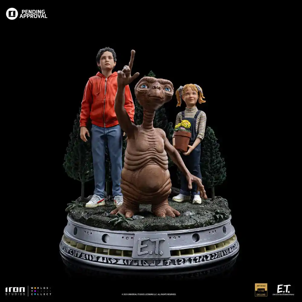 E.T. The Extra-Terrestrial Deluxe Art Scale Statue 1/10 E.T., Elliot i Gertie 19 cm Statua zdjęcie produktu