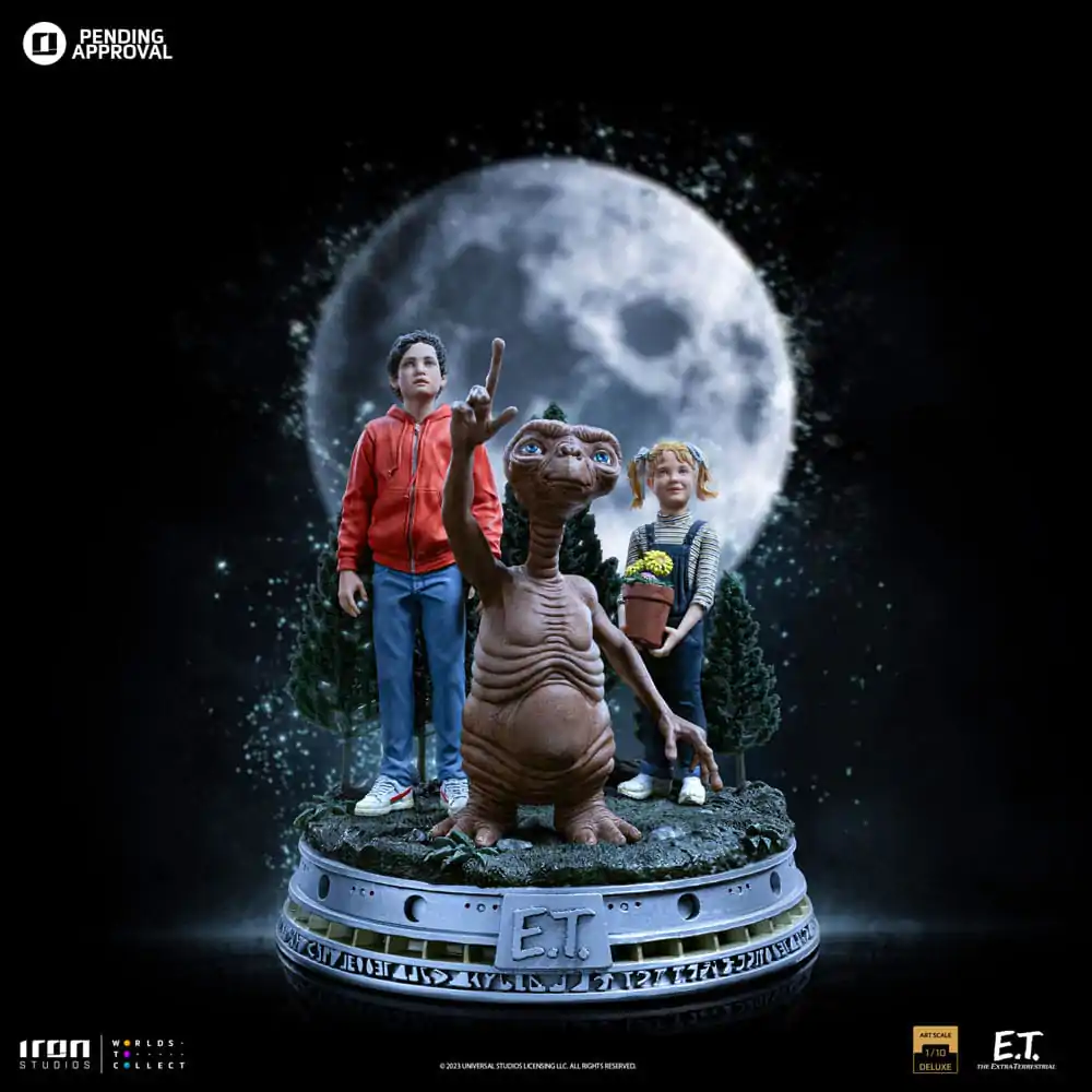 E.T. The Extra-Terrestrial Deluxe Art Scale Statue 1/10 E.T., Elliot i Gertie 19 cm Statua zdjęcie produktu