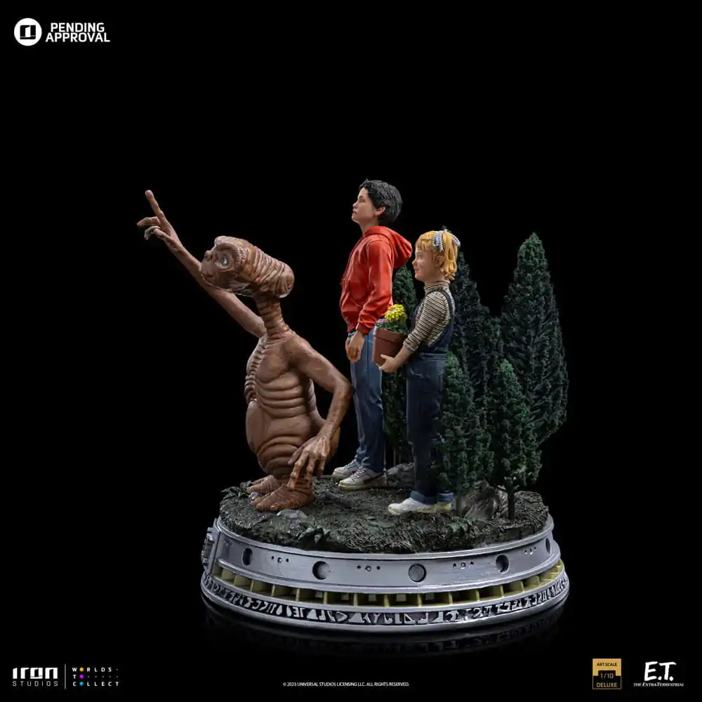 E.T. The Extra-Terrestrial Deluxe Art Scale Statue 1/10 E.T., Elliot i Gertie 19 cm Statua zdjęcie produktu