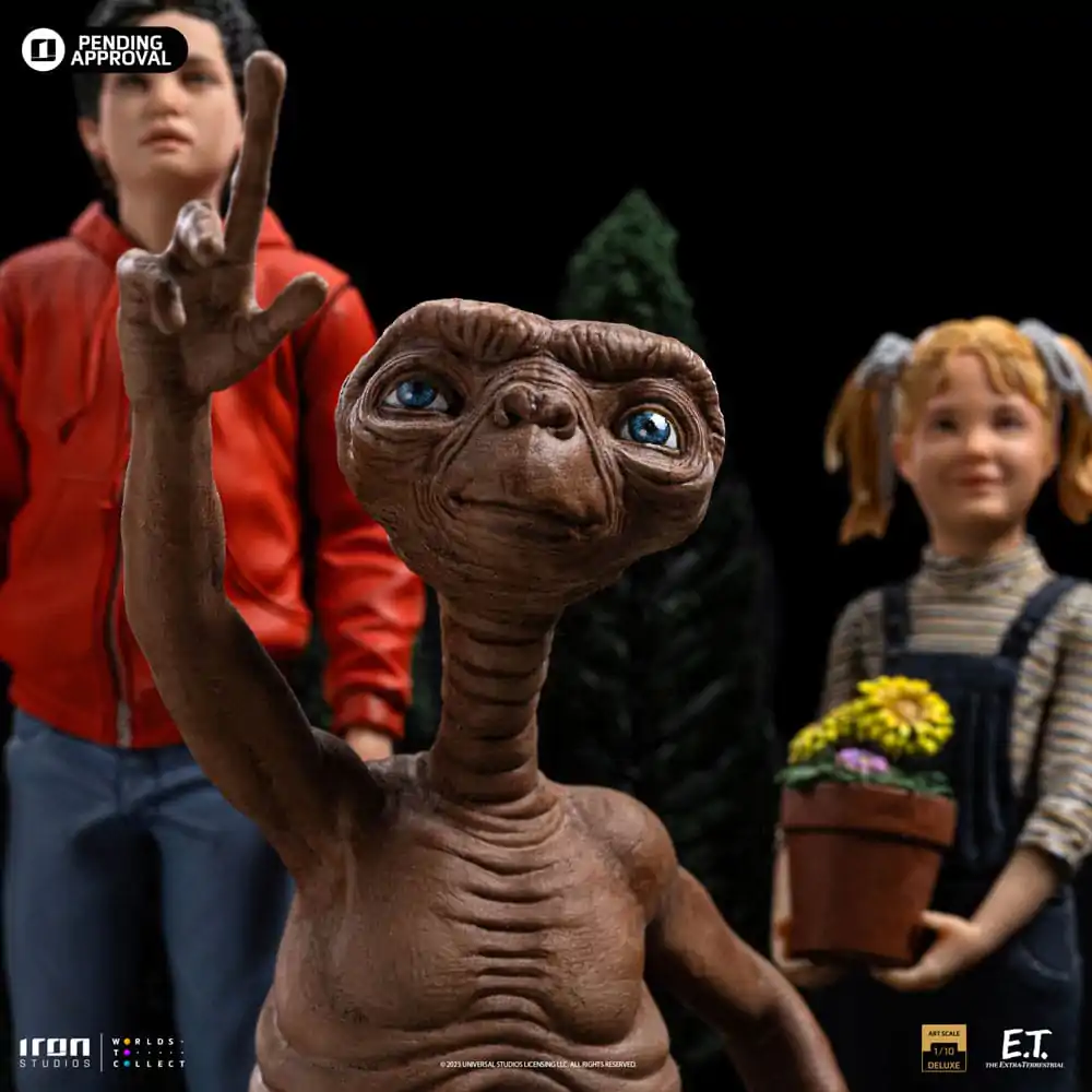 E.T. The Extra-Terrestrial Deluxe Art Scale Statue 1/10 E.T., Elliot i Gertie 19 cm Statua zdjęcie produktu