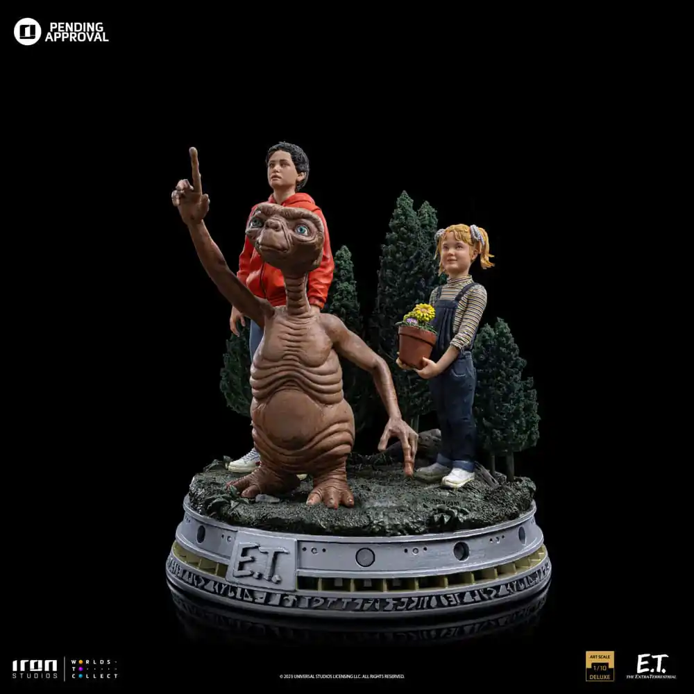 E.T. The Extra-Terrestrial Deluxe Art Scale Statue 1/10 E.T., Elliot i Gertie 19 cm Statua zdjęcie produktu