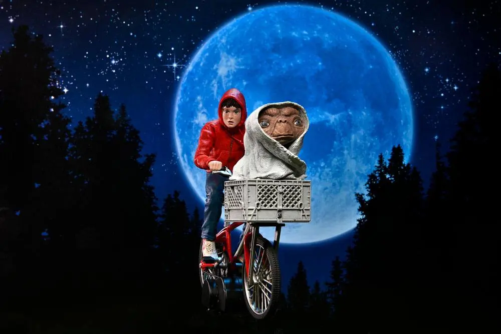 Figurka akcji E.T. the Extra-Terrestrial Elliott i E.T. na rowerze 13 cm zdjęcie produktu