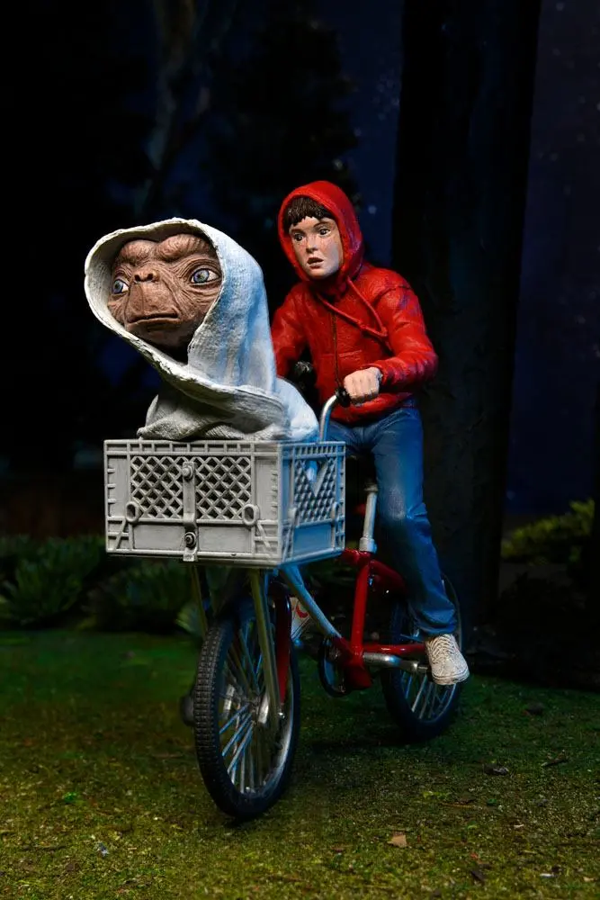 Figurka akcji E.T. the Extra-Terrestrial Elliott i E.T. na rowerze 13 cm zdjęcie produktu