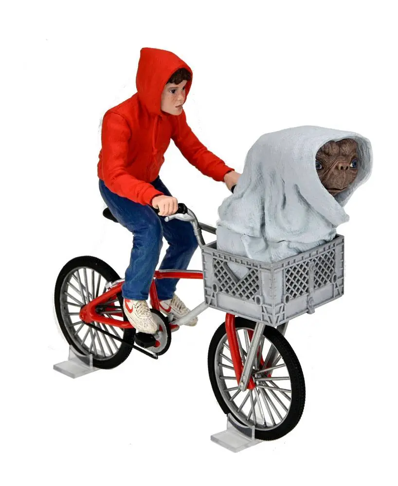 Figurka akcji E.T. the Extra-Terrestrial Elliott i E.T. na rowerze 13 cm zdjęcie produktu