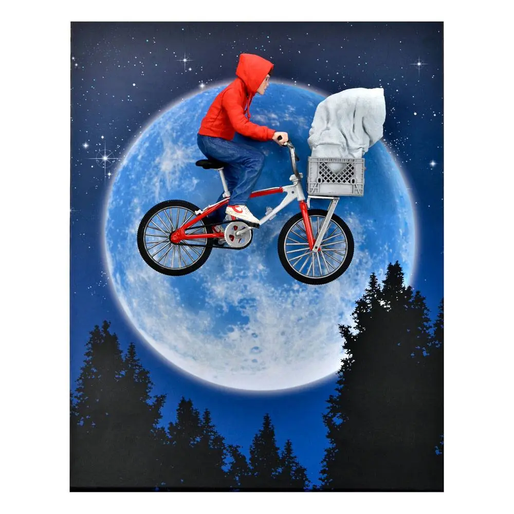 Figurka akcji E.T. the Extra-Terrestrial Elliott i E.T. na rowerze 13 cm zdjęcie produktu