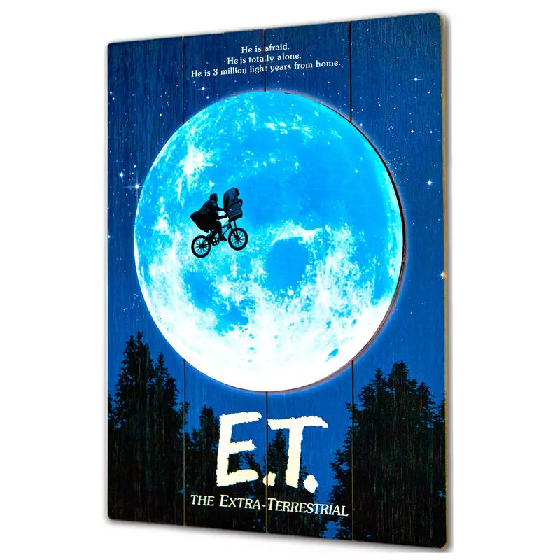 E.T. the Extra-Terrestrial WoodArts Drewniany Obraz na Ścianę 3D The Extra-Terrestrial 30 x 40 cm zdjęcie produktu