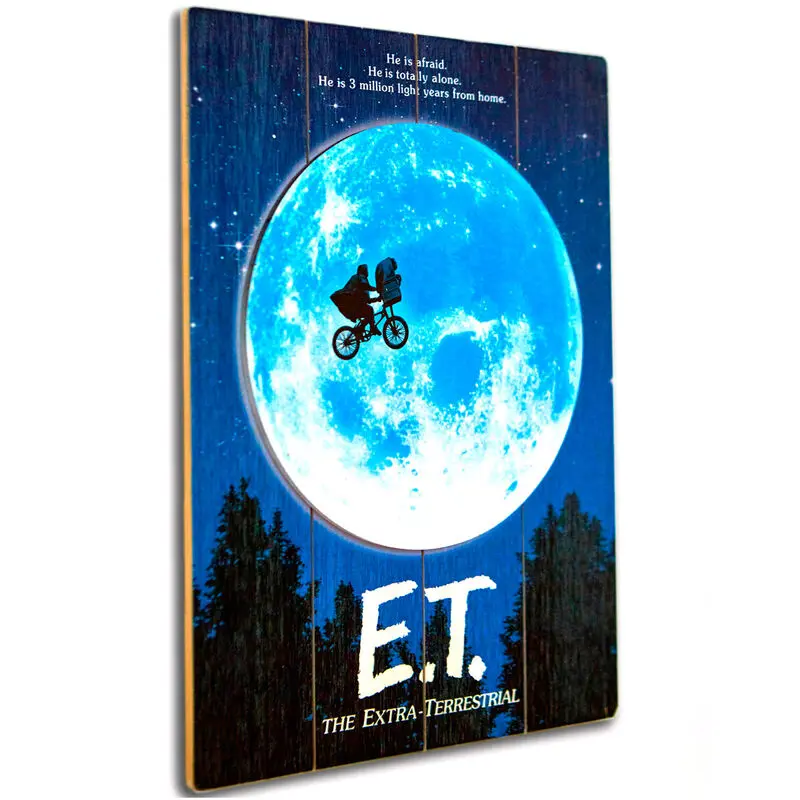 E.T. the Extra-Terrestrial WoodArts Drewniany Obraz na Ścianę 3D The Extra-Terrestrial 30 x 40 cm zdjęcie produktu