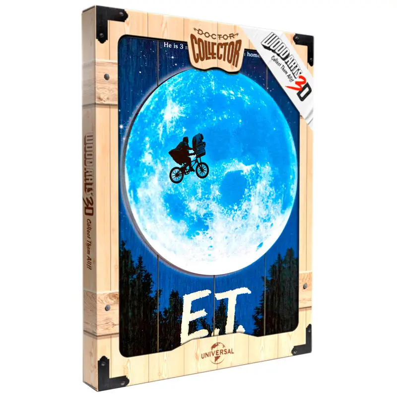 E.T. the Extra-Terrestrial WoodArts Drewniany Obraz na Ścianę 3D The Extra-Terrestrial 30 x 40 cm zdjęcie produktu