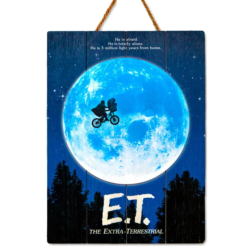 E.T. the Extra-Terrestrial WoodArts Drewniany Obraz na Ścianę 3D The Extra-Terrestrial 30 x 40 cm zdjęcie produktu