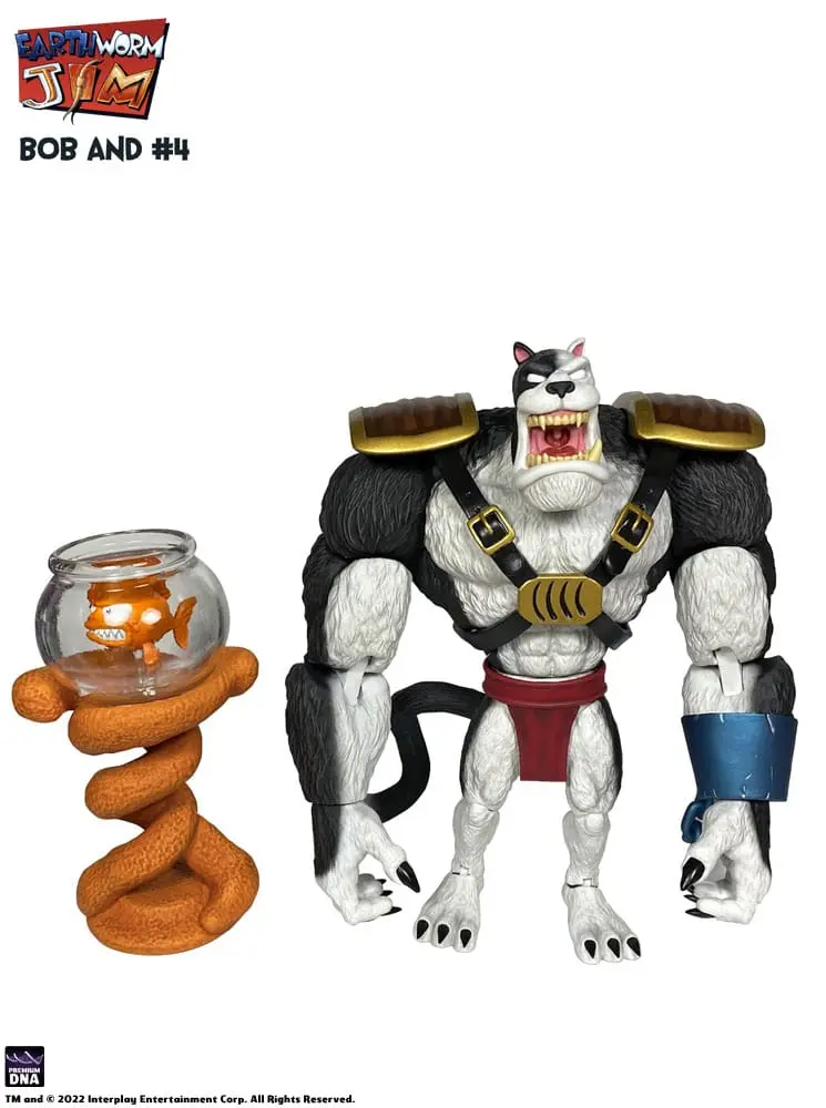 Earthworm Jim Figurka Akcji Seria 1: Bob the Killer Goldfish & #4 15 cm zdjęcie produktu