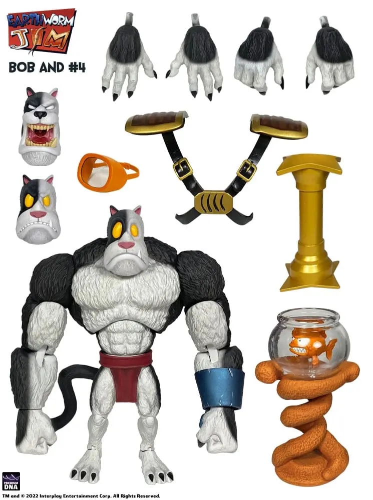 Earthworm Jim Figurka Akcji Seria 1: Bob the Killer Goldfish & #4 15 cm zdjęcie produktu