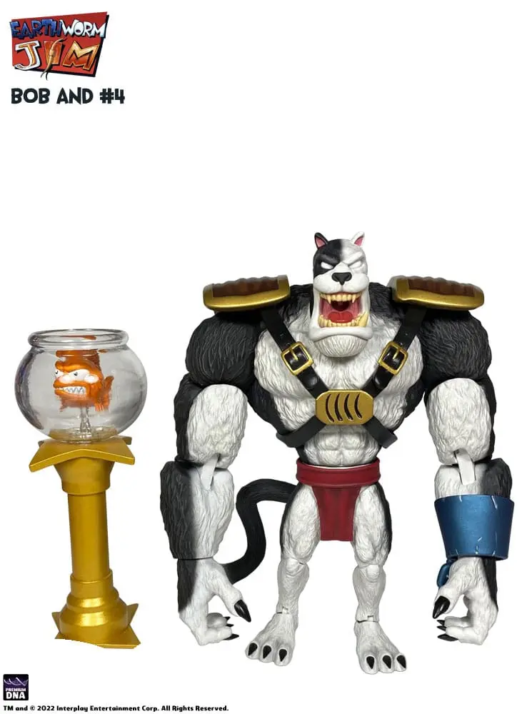 Earthworm Jim Figurka Akcji Seria 1: Bob the Killer Goldfish & #4 15 cm zdjęcie produktu