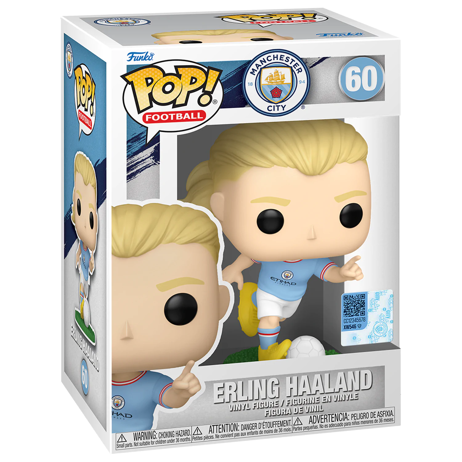EFL POP! Figurka winylowa Football ManCity - Erling Haaland 9 cm zdjęcie produktu