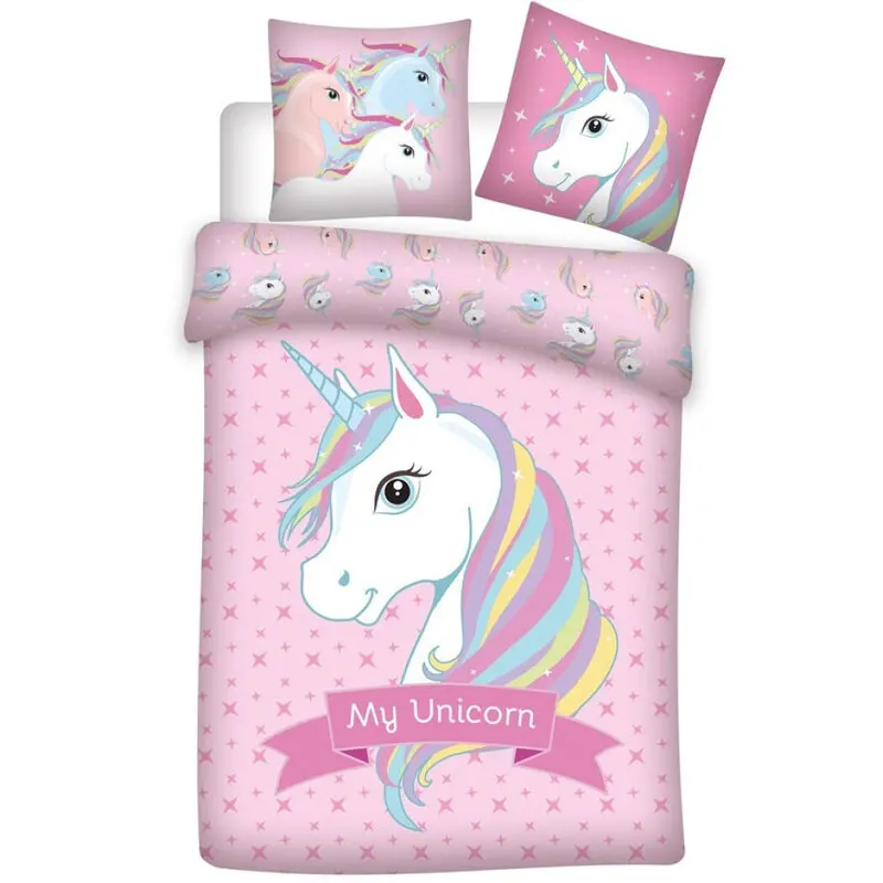 Unicorn mikrofibra poszwa na kołdrę łóżko 90cm zdjęcie produktu