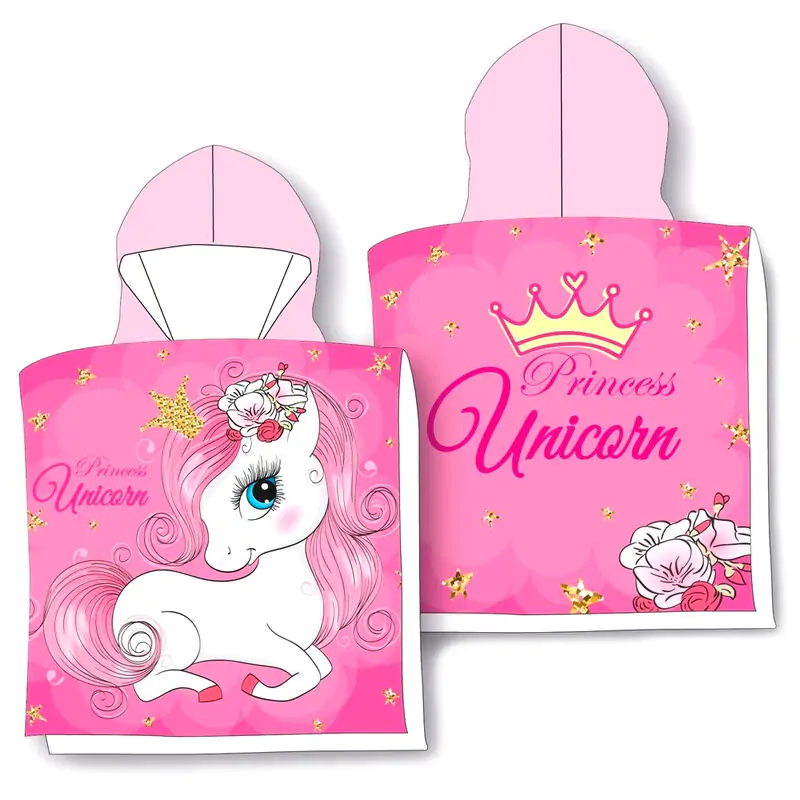 Poncho ręcznik z bawełny Unicorn zdjęcie produktu