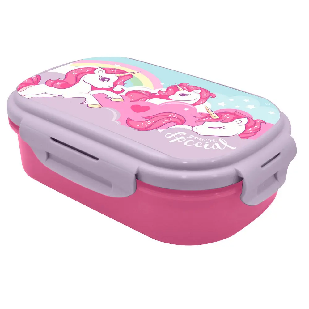 Unicorn Lunch box + sztućce zdjęcie produktu