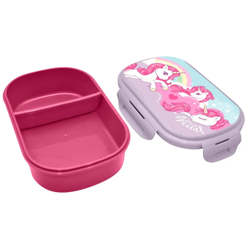 Unicorn Lunch box + sztućce zdjęcie produktu
