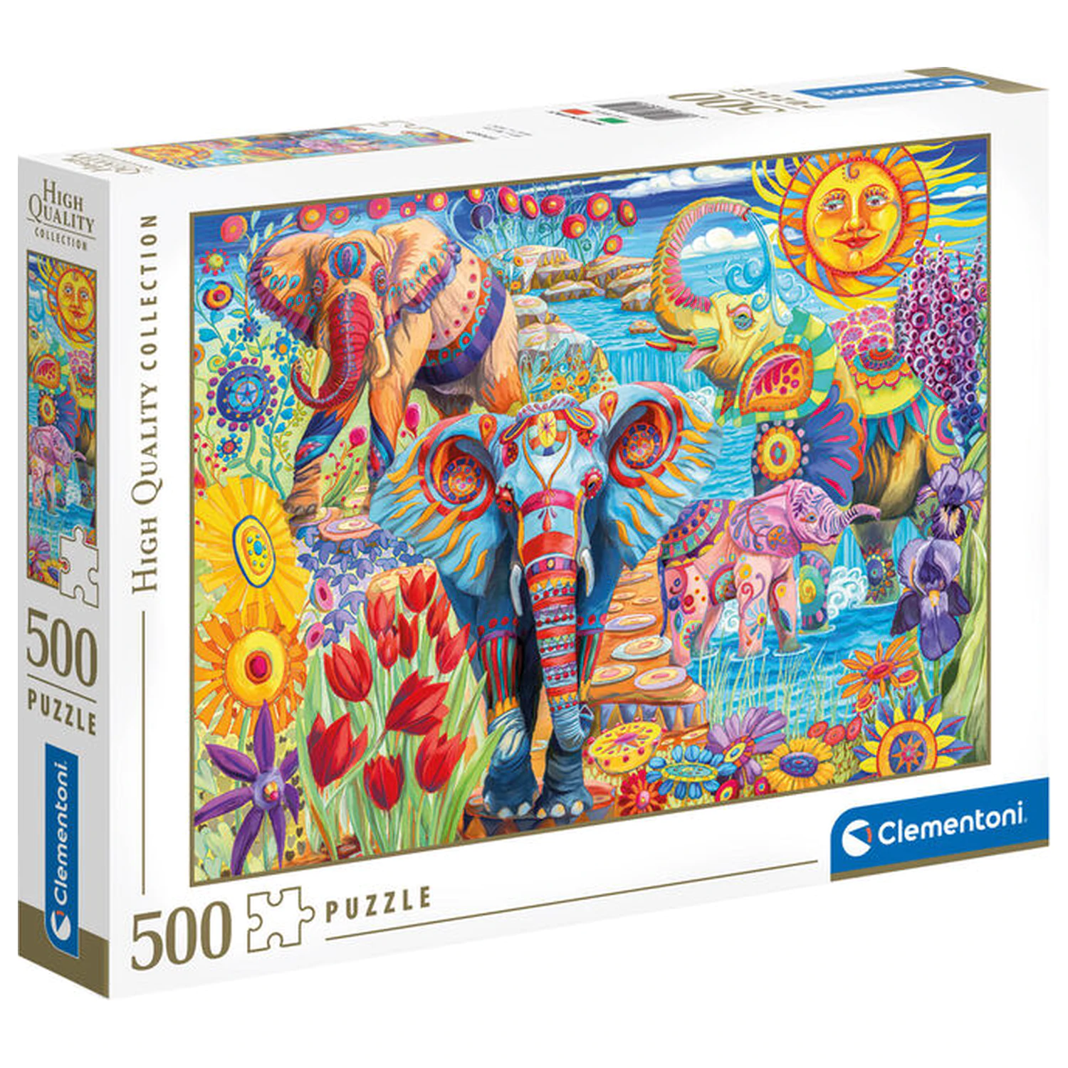 Elephants Carnival puzzle 500 elementów zdjęcie produktu