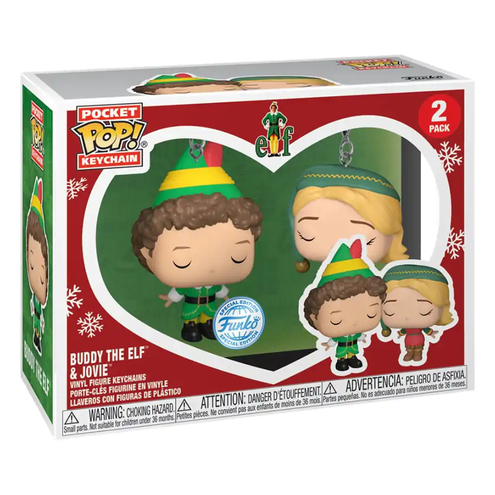 Elf POP! Vinyl Keychain 2-Pack Buddy & Jovie 4 cm Breloczek Winylowy zdjęcie produktu