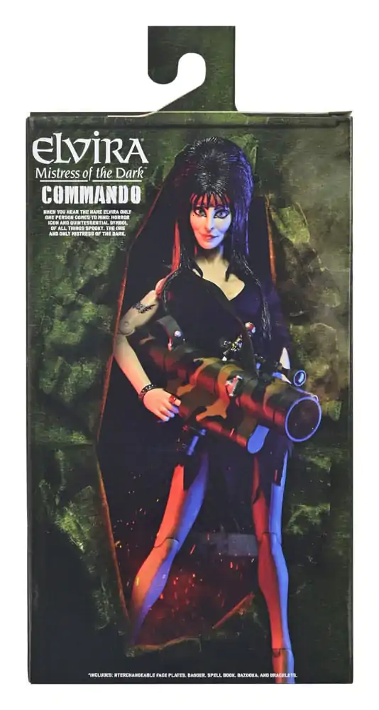 Elvira: Władczyni Ciemności Figurka Akcji w Ubraniu Commando Elvira 20 cm zdjęcie produktu