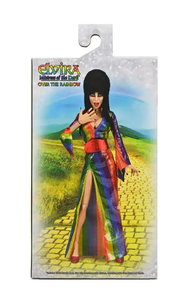 Elvira, Władczyni Ciemności Figurka Akcji w Ubraniu Over the Rainbow Elvira 20 cm zdjęcie produktu