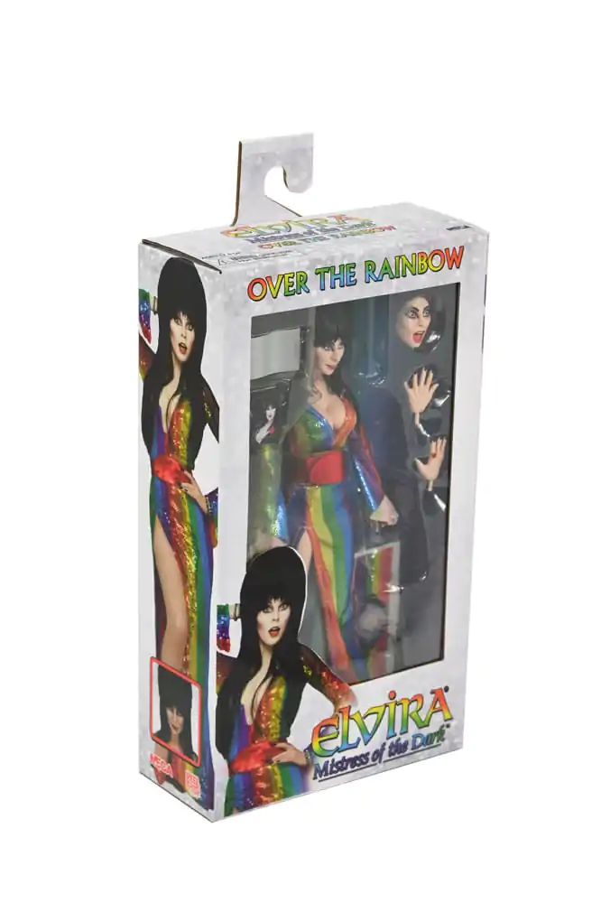 Elvira, Władczyni Ciemności Figurka Akcji w Ubraniu Over the Rainbow Elvira 20 cm zdjęcie produktu