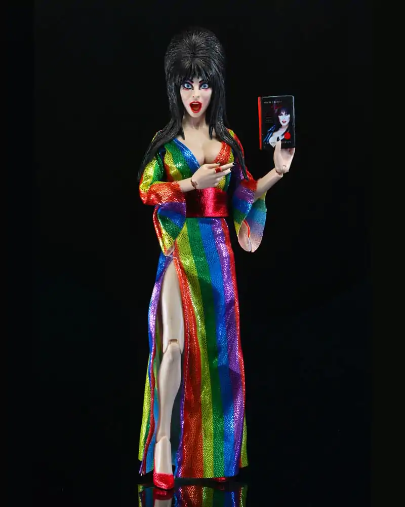 Elvira, Władczyni Ciemności Figurka Akcji w Ubraniu Over the Rainbow Elvira 20 cm zdjęcie produktu