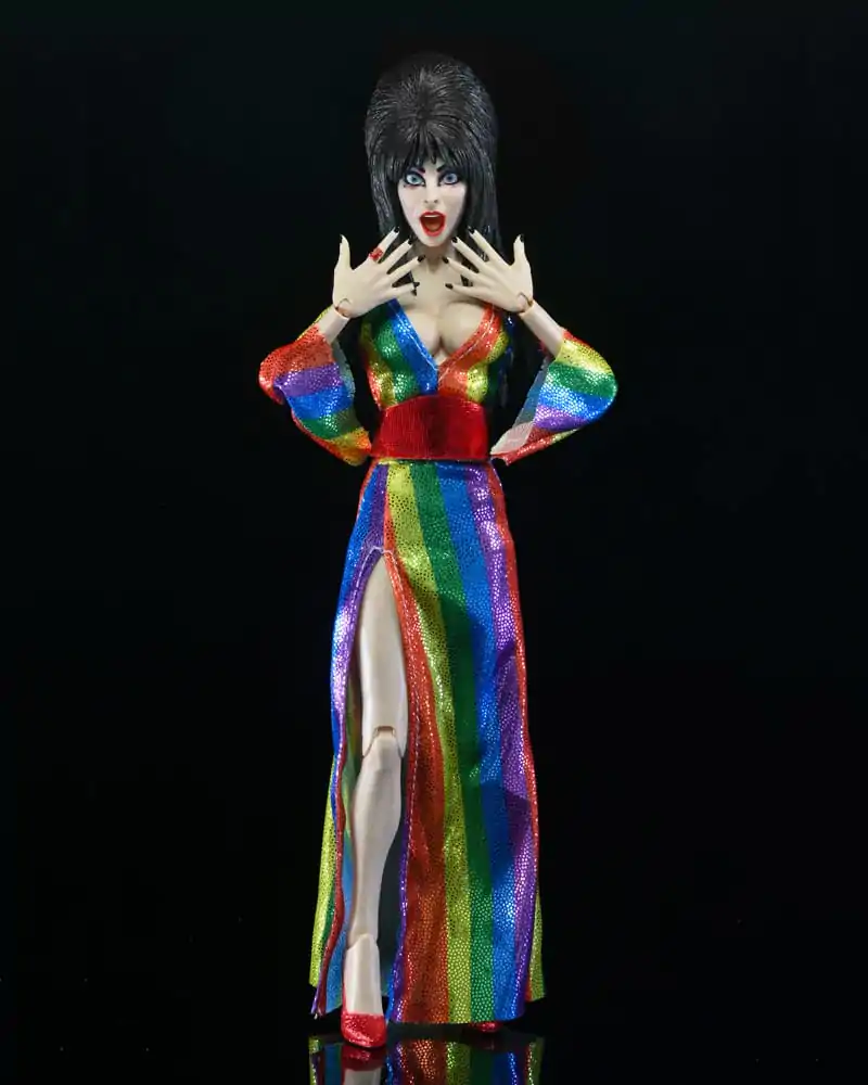 Elvira, Władczyni Ciemności Figurka Akcji w Ubraniu Over the Rainbow Elvira 20 cm zdjęcie produktu