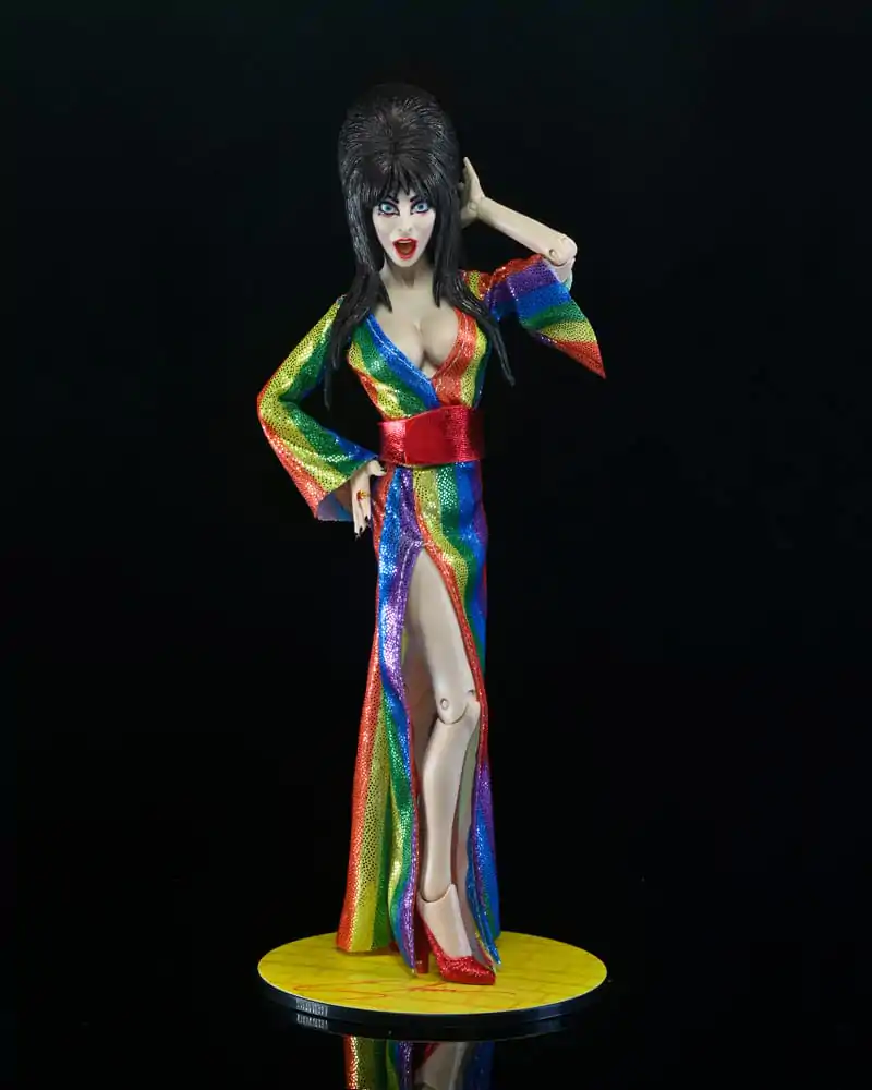 Elvira, Władczyni Ciemności Figurka Akcji w Ubraniu Over the Rainbow Elvira 20 cm zdjęcie produktu