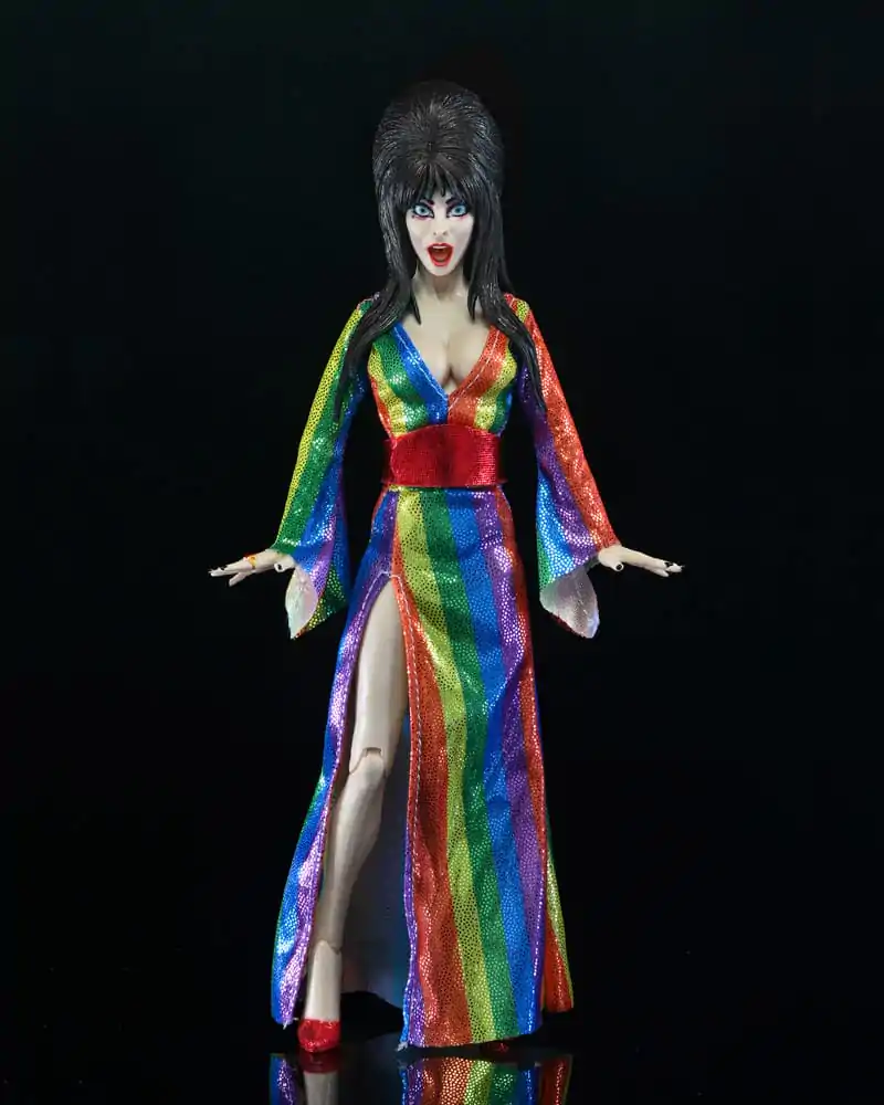 Elvira, Władczyni Ciemności Figurka Akcji w Ubraniu Over the Rainbow Elvira 20 cm zdjęcie produktu