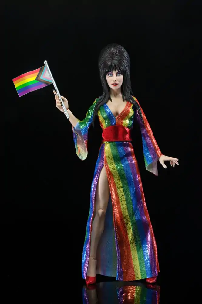 Elvira, Władczyni Ciemności Figurka Akcji w Ubraniu Over the Rainbow Elvira 20 cm zdjęcie produktu