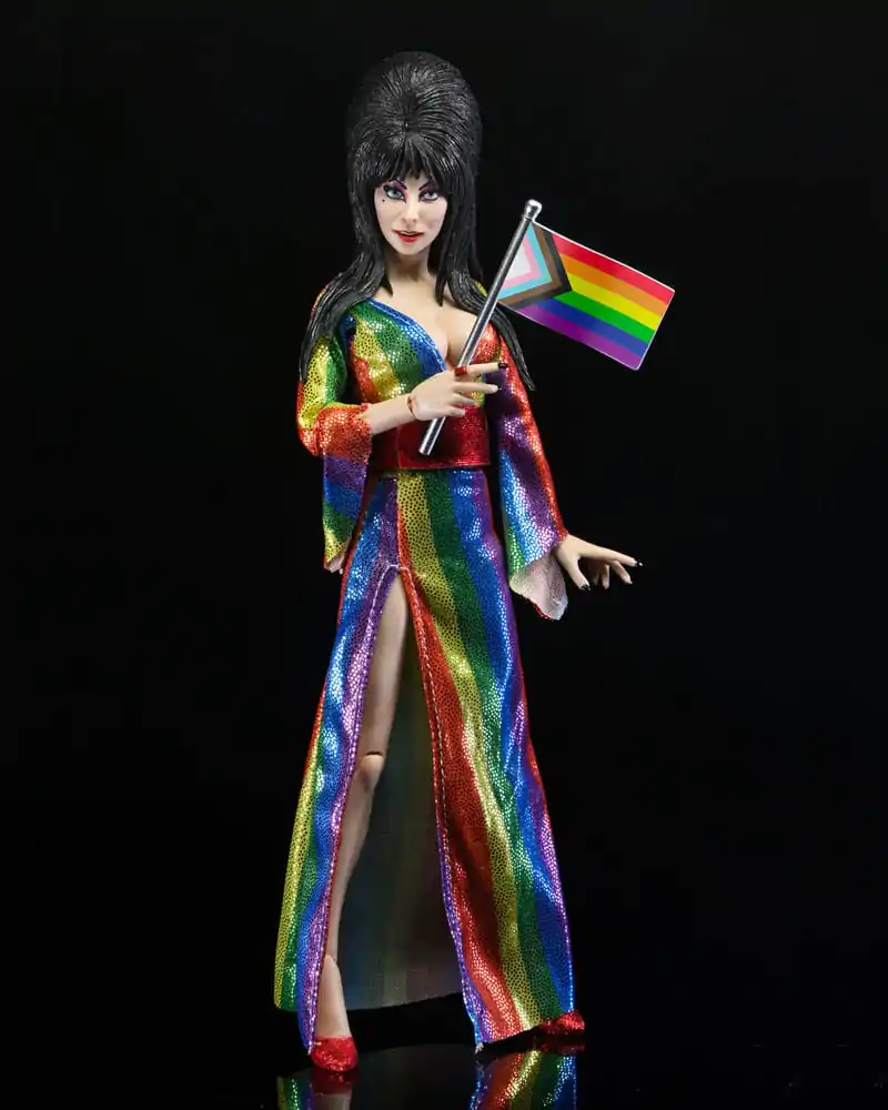 Elvira, Władczyni Ciemności Figurka Akcji w Ubraniu Over the Rainbow Elvira 20 cm zdjęcie produktu