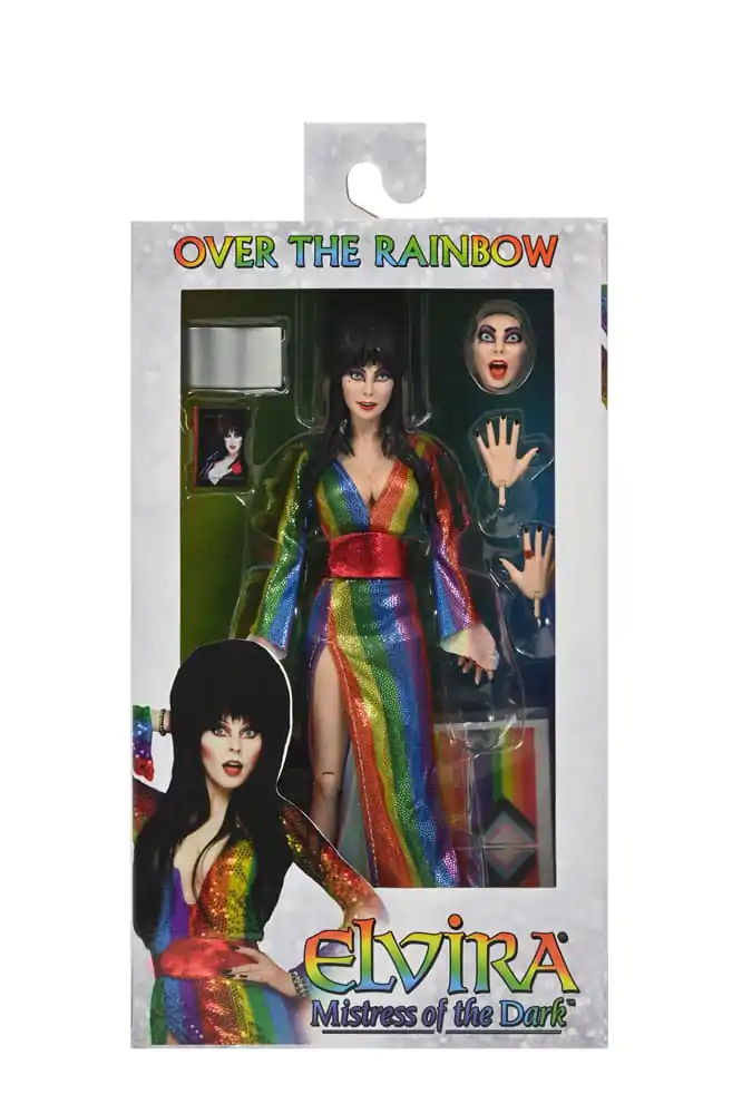 Elvira, Władczyni Ciemności Figurka Akcji w Ubraniu Over the Rainbow Elvira 20 cm zdjęcie produktu