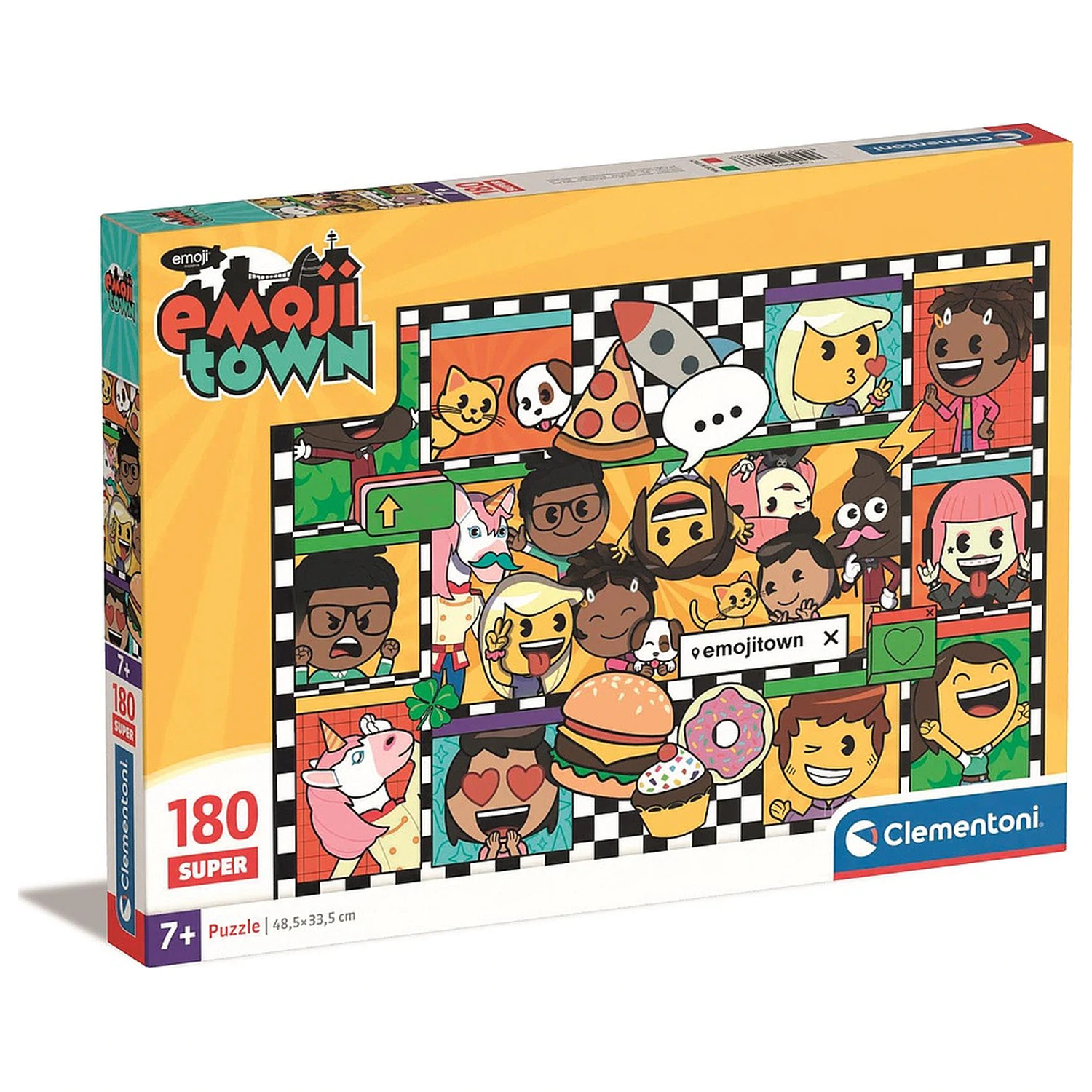 Emoji Town 180-częściowe puzzle Clementoni zdjęcie produktu