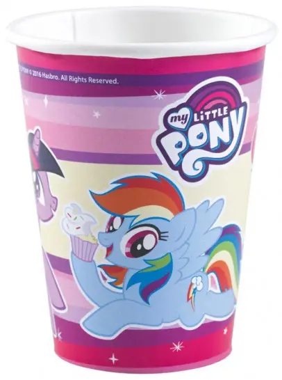 Kubki papierowe My Little Pony 8 szt. 250 ml zdjęcie produktu