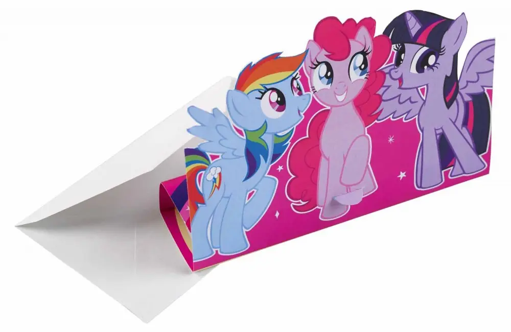 My Little Pony Zaproszenia na imprezę 8 szt. zdjęcie produktu